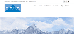 Desktop Screenshot of peakassociates.com